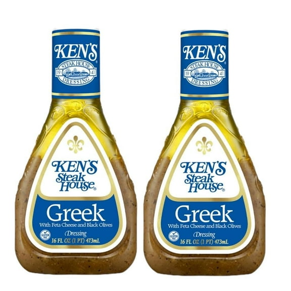 ( 2 Pack ) Ken's Steak House Greek Dressing - 16 Fl Oz