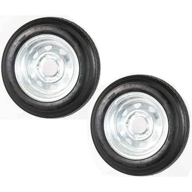 2Pack Kenda Trailer Tire On Rim 48012 4.8012 LRC 5 Lug Galvanized