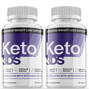 2 Pack Keto 3DS - Keto Diet Pills - Utilize Fat for Energy with Ketosis - Boost Energy & Focus, Manage Cravings, Support Metabolism - Supplement for Women and Men - 120 Capsules