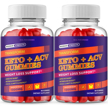 (2 Pack) Keto ACV Gummies Transform Keto ACV Gummies Advanced Transform Keto Plus ACV Gummies Transform Keto Apple Cider Vinegar Gummies Supplement (120 Gummies)