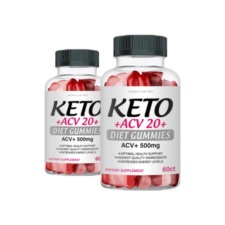 (2 Pack) Keto+ ACV20+ Diet Gummies - Keto+ ACV20+ Diet Weight Management Gummies