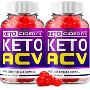 2 Pack Keto Cider Fit ACV Gummies - Official - Keto CiderFit ACV Advanced Formula Plus Apple Cider Vinegar Dietary Supplement B12 Beet Root Juice Men Women 120 Gummies