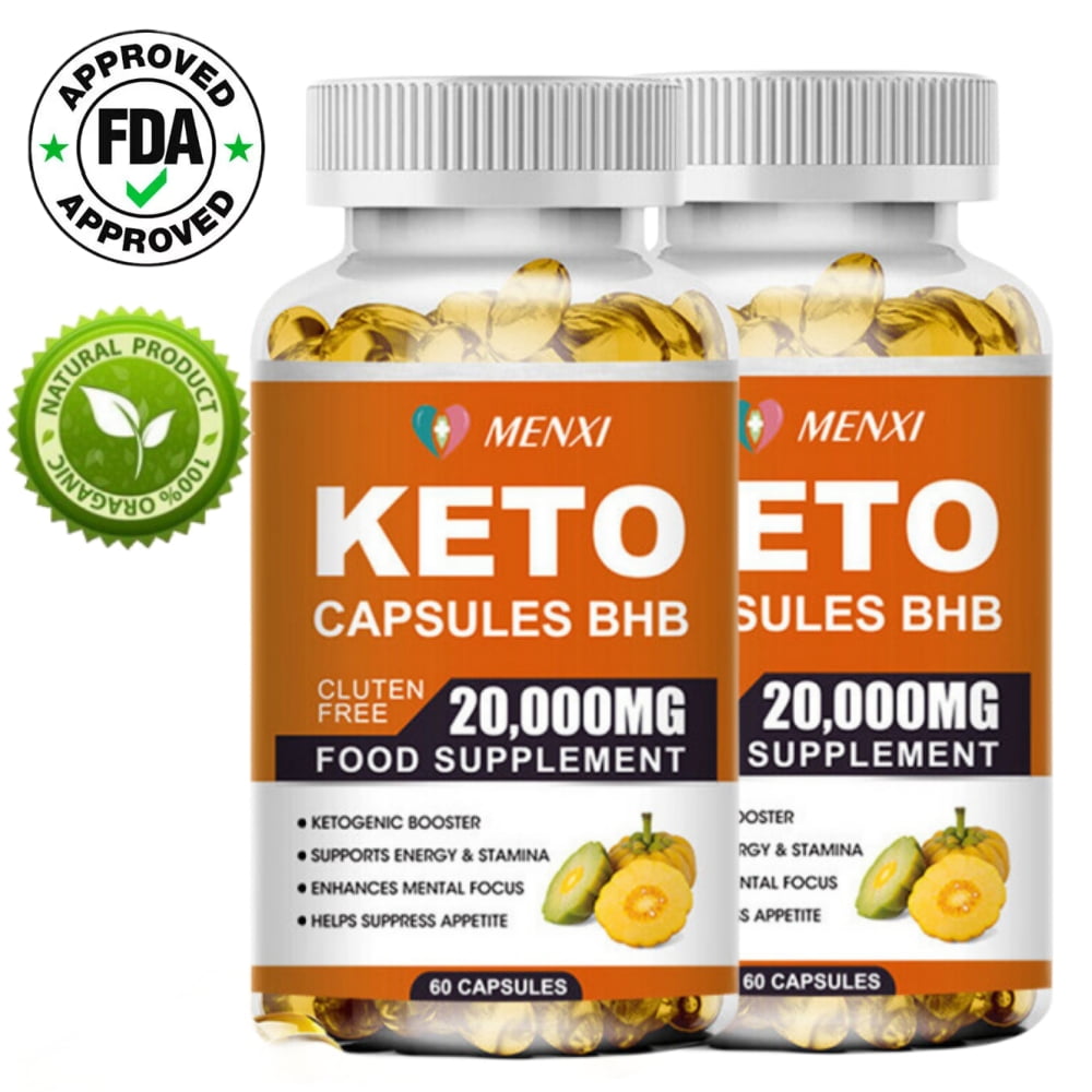(2 Pack) Keto Diet Pills Max Strength 20,000mg, Boost Energy & Focus