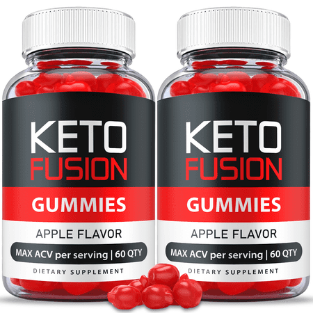 (2 Pack) Keto Fusion Gummies ACV Vegan Apple Cider Vinegar Weight Loss 120 Gummies