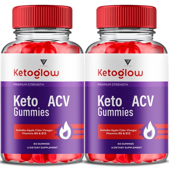 (2 Pack) Keto Glow Gummies Keto Glo Advanced Formula Supplement (120 Gummies)
