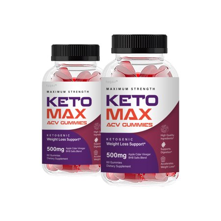 (2 Pack) Keto Max - Keto Max ACV Weight Loss Support Gummies