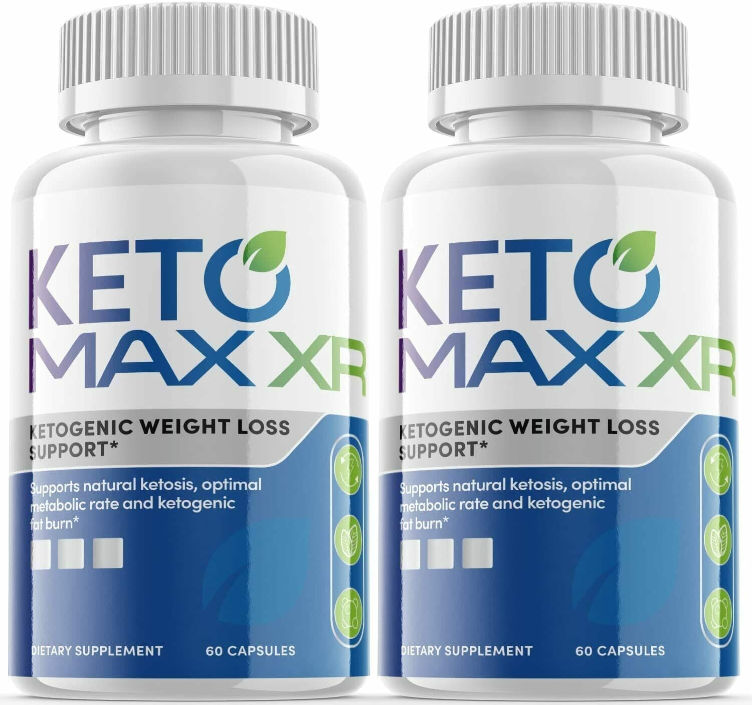 (2 Pack) Keto Max XR - Supplement for Weight Loss - Energy & Focus Boosting Dietary Supplements for Weight Management & Metabolism - Advanced Fat Burn Raspberry Ketones Pills - 120 Capsules