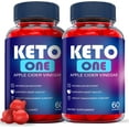 thumbnail image 1 of (2 Pack) Keto One Keto ACV Gummies - Supplement for Weight Loss - Energy & Focus Boosting Dietary Supplements for Weight Management & Metabolism - Fat Burn - 120 Gummies, 1 of 6