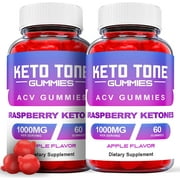 (2 Pack) Keto Tone Keto ACV Gummies - Supplement for Weight Loss - Energy & Focus Boosting Dietary Supplements for Weight Management & Metabolism - Fat Burn - 120 Gummies