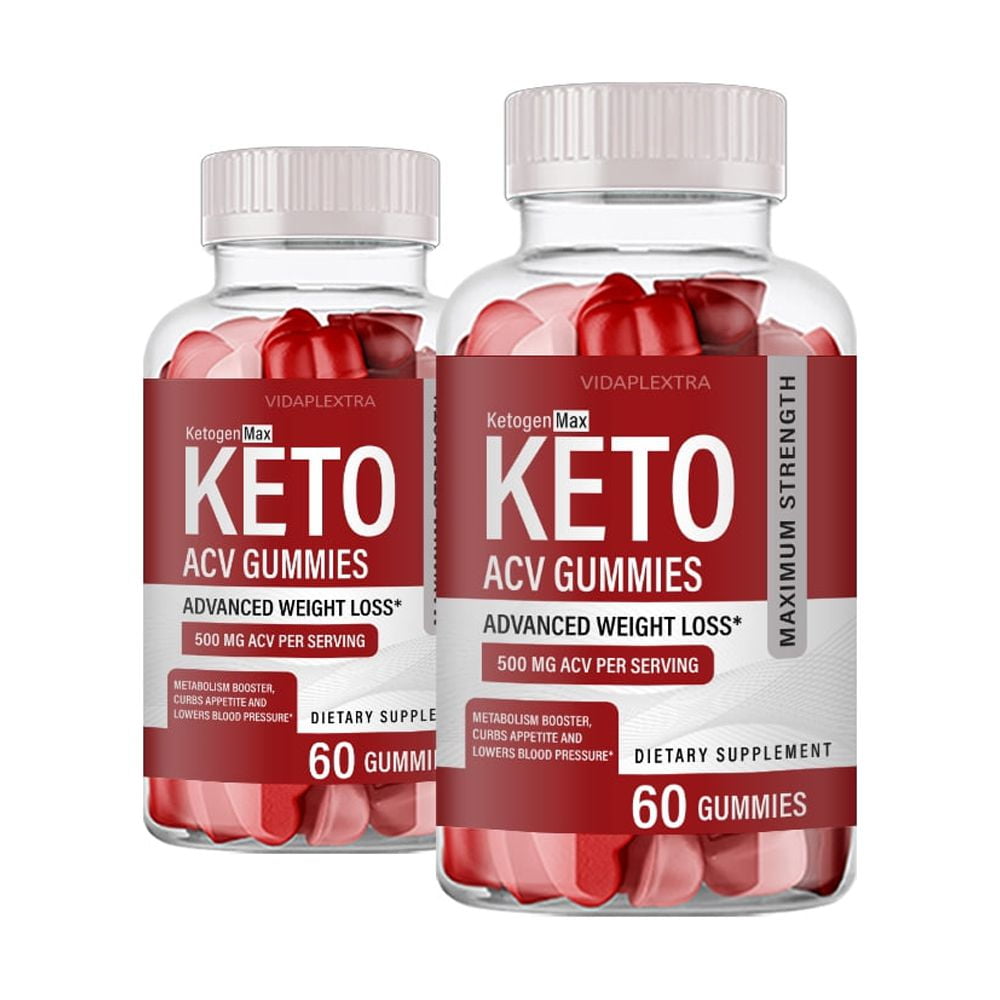 (2 Pack) KetogenMax Gummies - Ketogen Max Keto ACV Gummies - Walmart.com