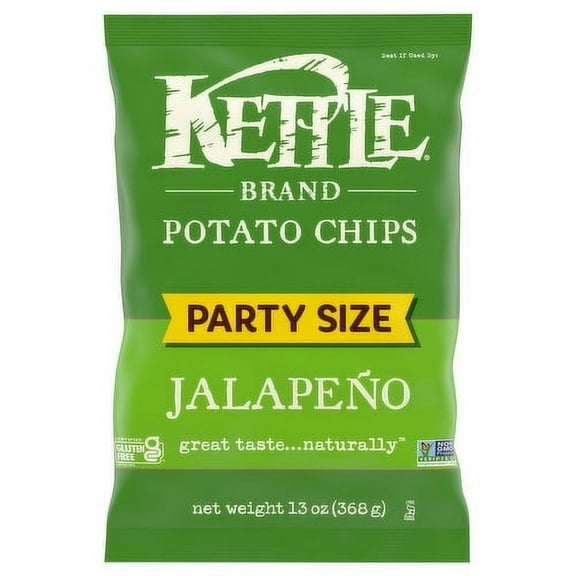 2 Pack - Kettle Potato Chips Jalapeno Hot 13 oz Package May Vary