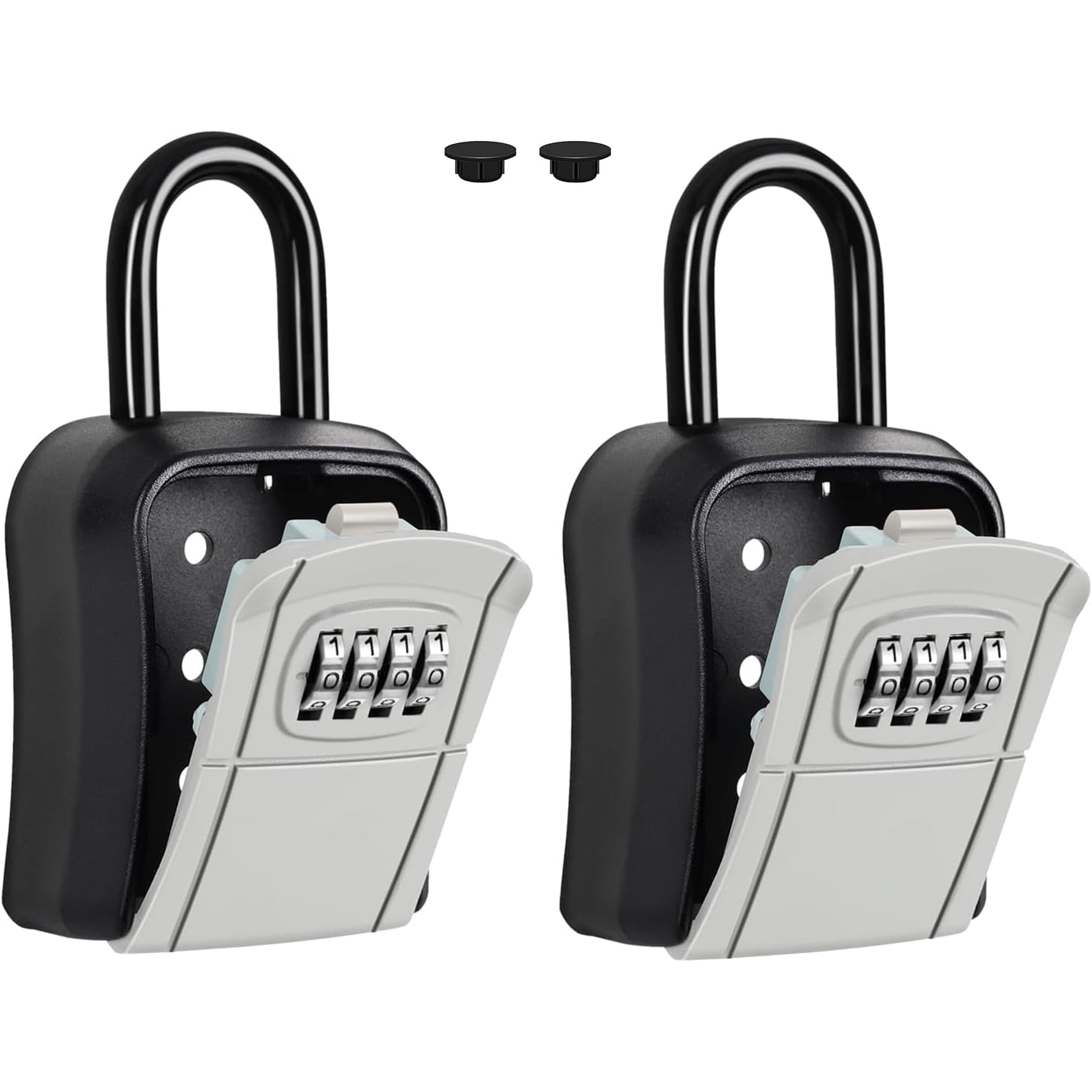 Keyable Lock Box luopital Key Lock Box Portable Combination Lockbox Wall Mount Safe for ...
