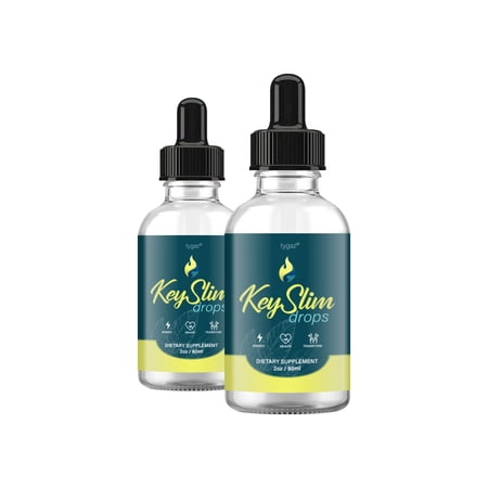(2 Pack) Key Slim Liquid Drops - Key Slim Liquid Weight Loss Drops