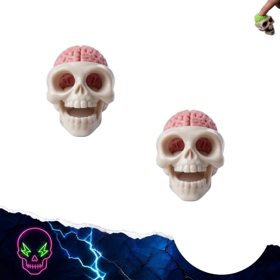 2-Pack Keyboard Fidget Toy Halloween Stress Button with Click Sound, Spooky Desk Decompression for Adults Teens Party Gift - Pink