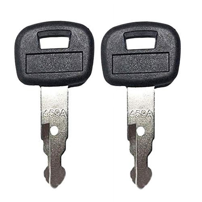 2 Pack Keys for Kubota Mini Excavator, Backhoe, Skid Steer, Track