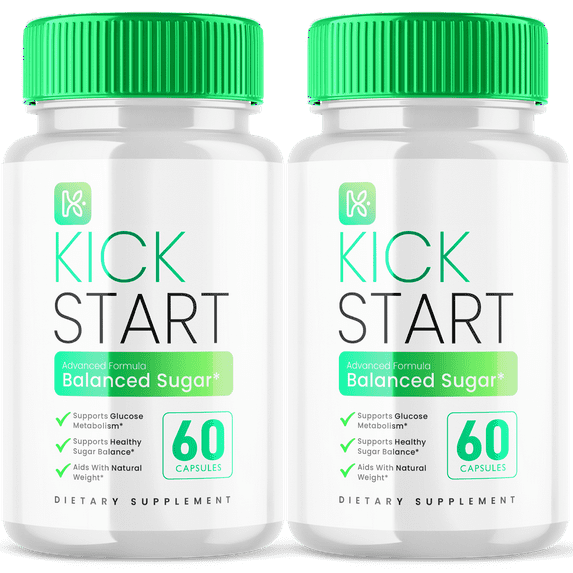 Kick Start Glyco Optimizer Supplement Advanced Glycogen Support Pills Made with All Natural Vitamins and Minerals 120 Capsules