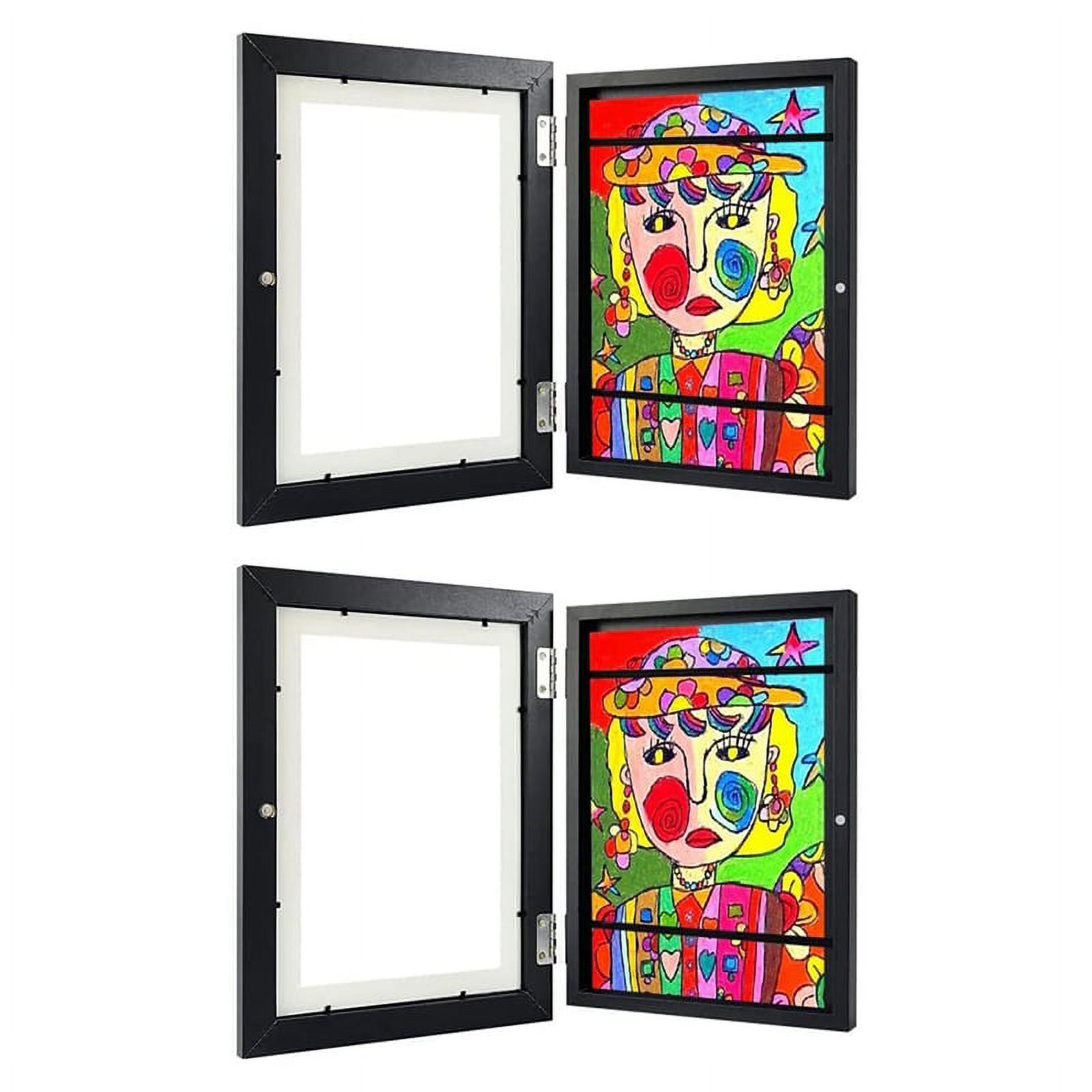 [2Pack] Kids Art Frame Kids Art Frames Front Opening Kids Artwork A4