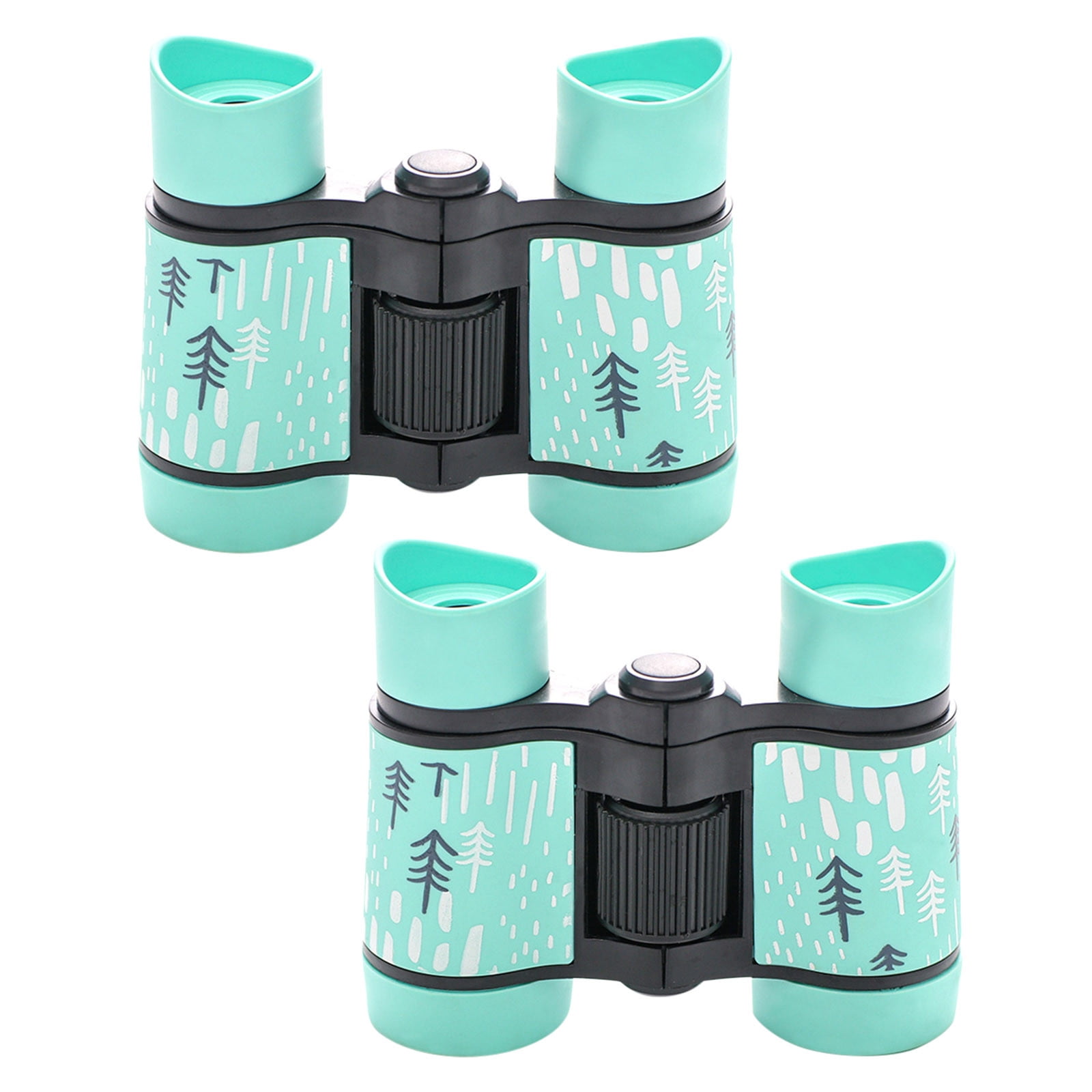 2 Pack Kids Binoculars For Boys Girls 4x30 High Binocular Mount for