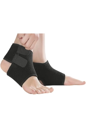 2 Pack Kids Child Adjustable Nonslip Ankle Tendon Compression Brace Sports Dance Foot Support Stabilizer Wraps Protector Guard for Injury Prevention & Protection for Sprains, Sore or Weak Ankles