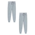 thumbnail image 1 of 2-Pack Kids Girls Sweatpants Girls Jogger Pants with Pockets Adjustable Drawstring Pants Grey Sweatpants Boys Athletic Pants Size 10-11 Years, 1 of 5