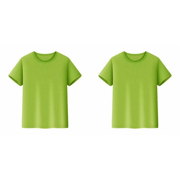 2 Pack T Shirts Short Boy Long Sleeve Plain Top Tees Boys Winter T Shirts Boy & Girl Uni Boys Top Undershirts Children Crew Neck Tops Boys T Shirt Sleeve Shirt