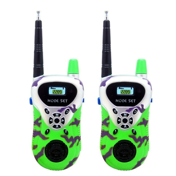 2-Pack Kids Wireless Walkie Talkie Electronic Toys, Portable Two-Way Radio With Long-Range Communication And Lcd Display, Designed For Outdoor Adventures And Indoor Play For