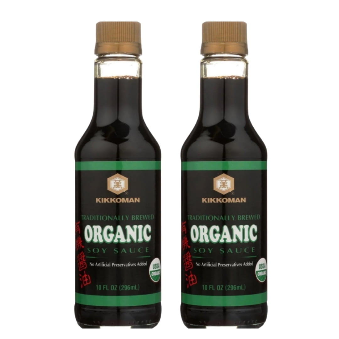 (2 Pack) Kikkoman Organic Soy Sauce, 10 Oz