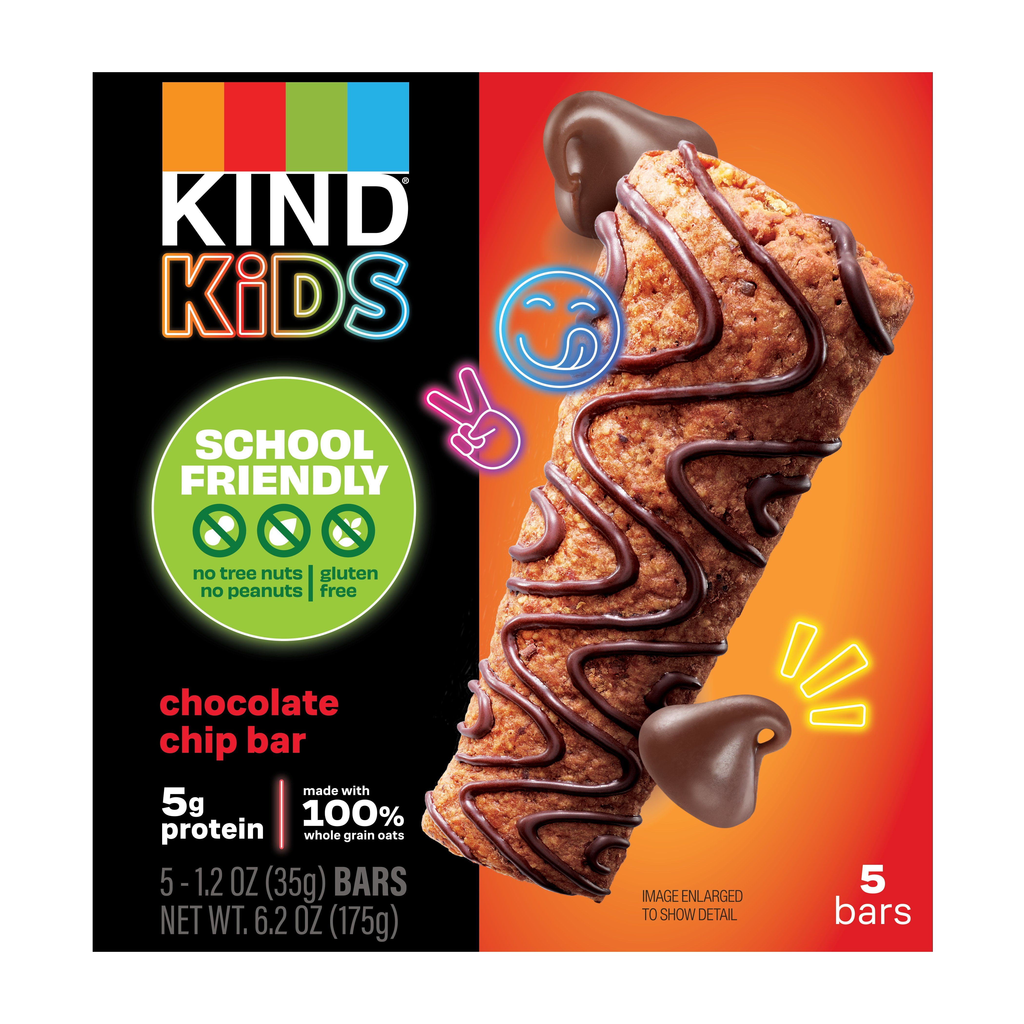 Kind Kids Chocolate Chip Oat Bars - 5 ct (Pack of 2)