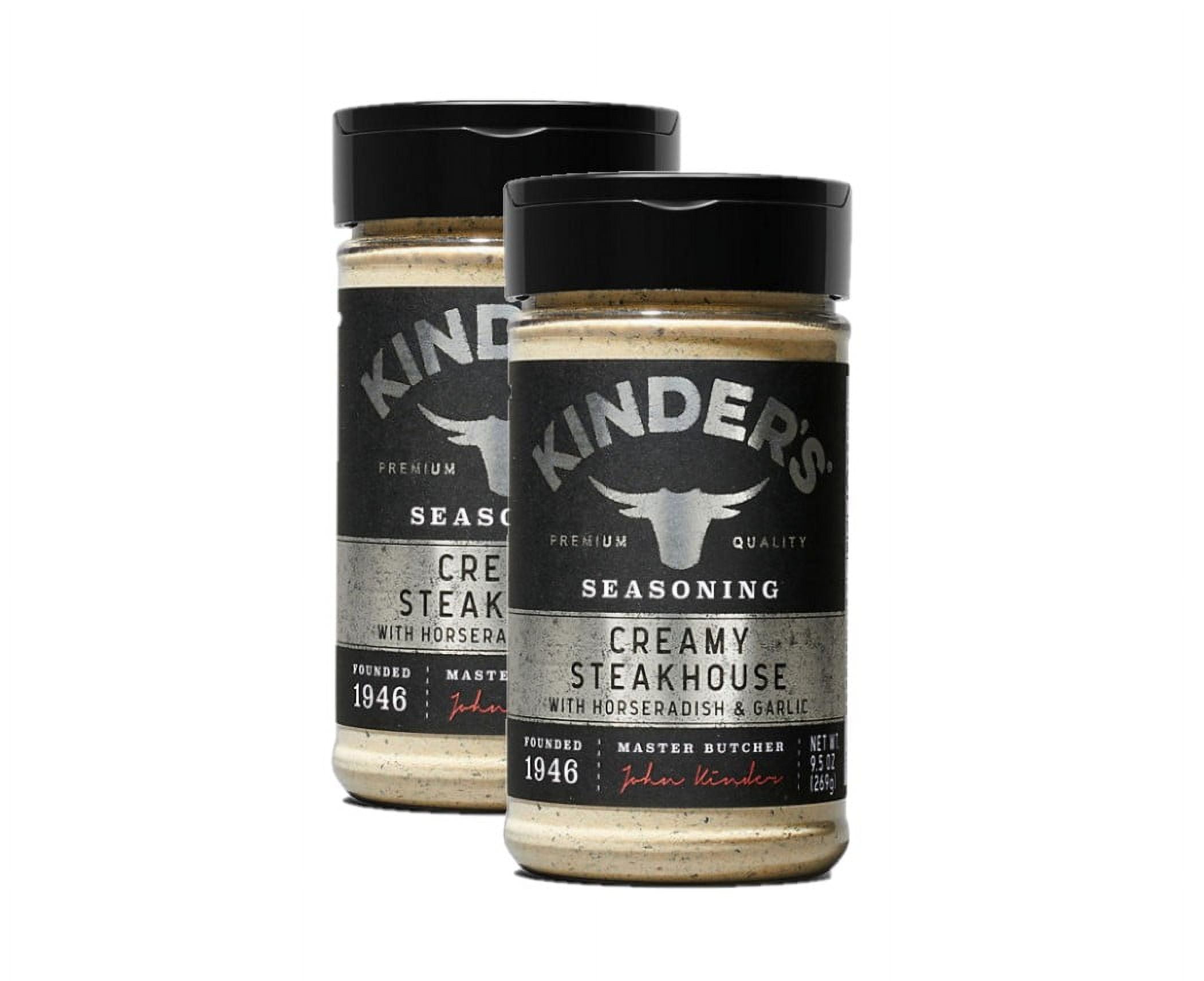 2 Pack Kinder's Creamy Steakhouse Seasoning (9.5 oz.)