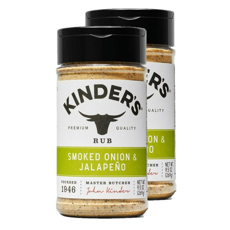 Smoked Onion & Jalapeno Rub - Kinders
