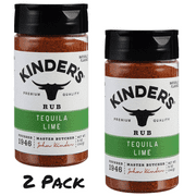 ( 2 Pack  ) Kinder's Tequila Lime Rub Seasoning, 5 oz