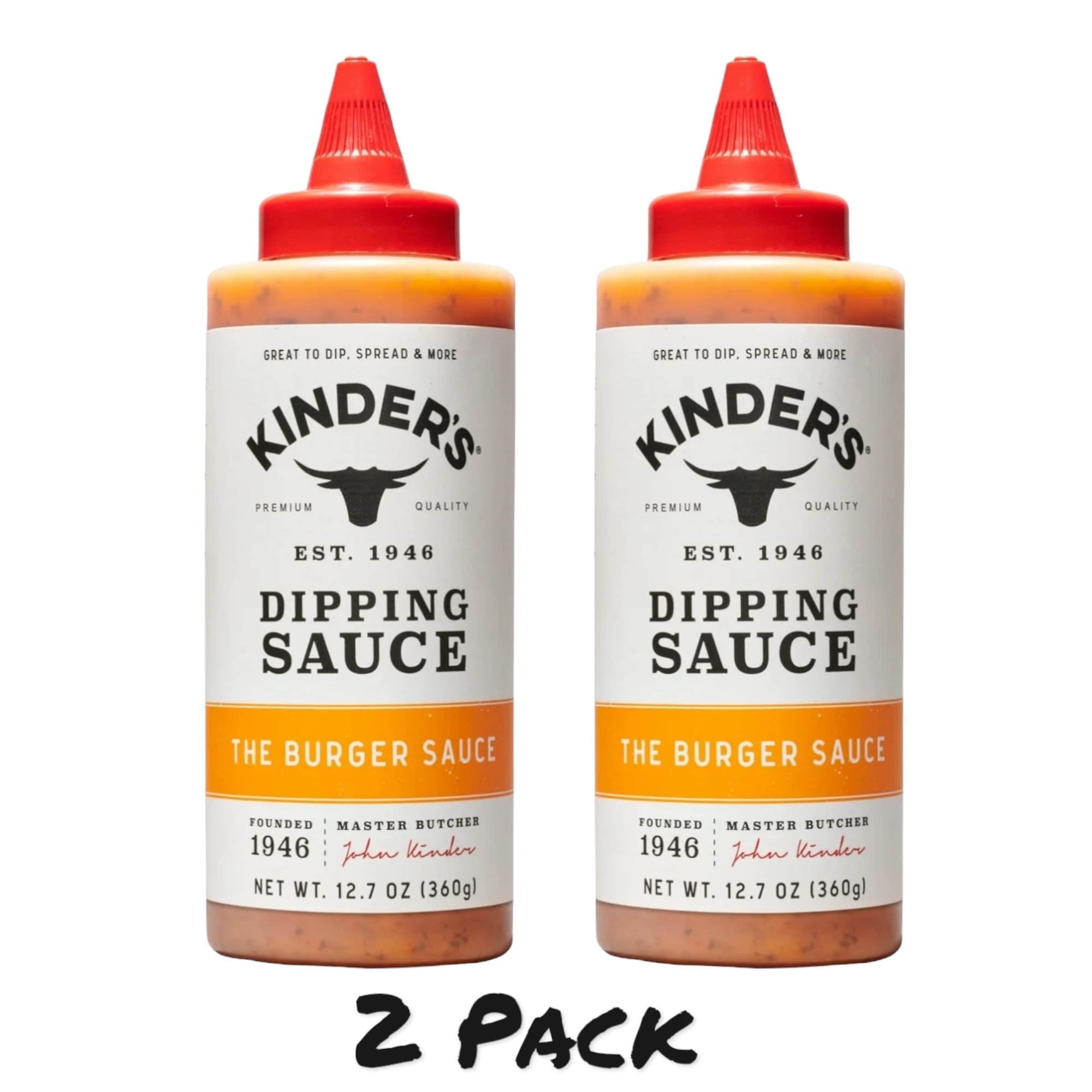( 2 Pack ) Kinder's The Burger Sauce Dipping Sauce, 12.7 oz