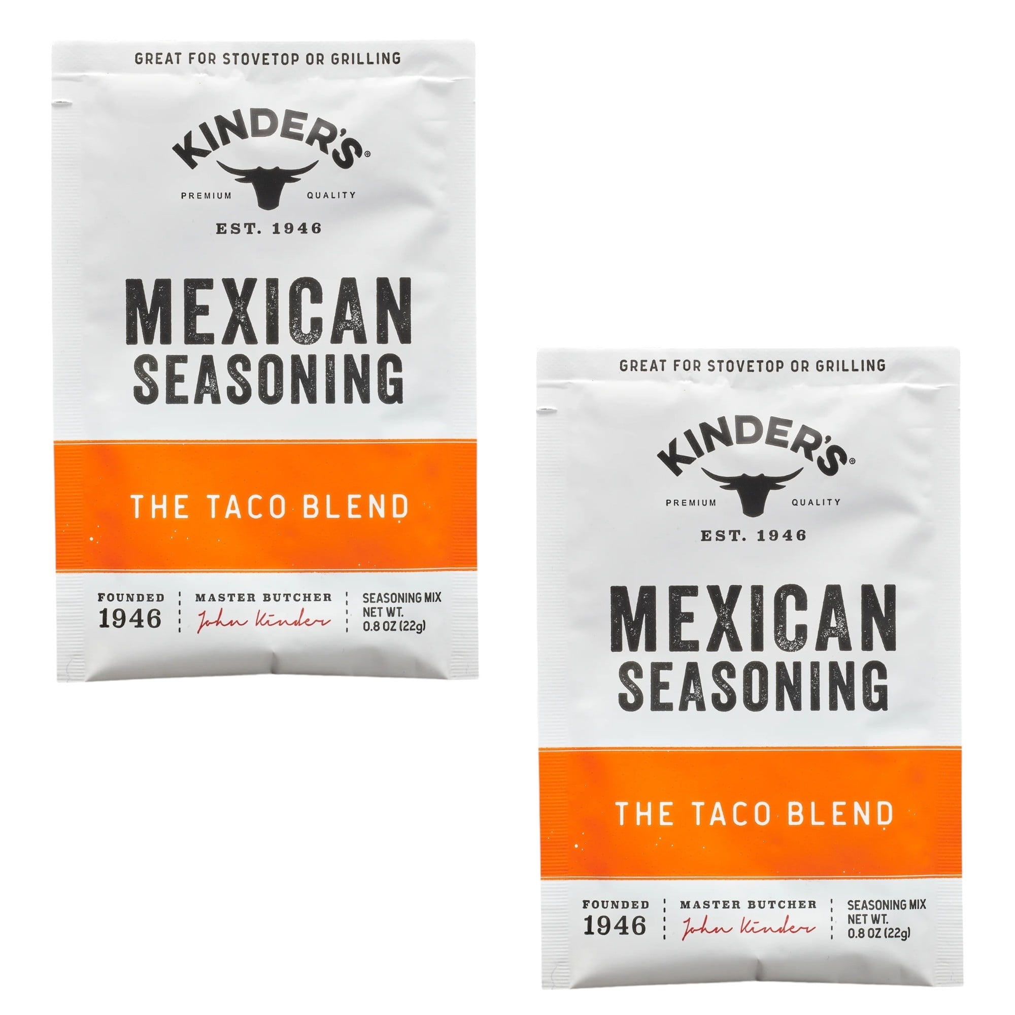 ( 2 Pack ) Kinder's The Taco Blend Mexican Dry Seasoning, 1 oz