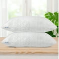 thumbnail image 1 of 2 Pack King Size Bamboo Pillow, Memory Foam Bed Pillows with Washable Pillowcases, King (2 Pack), 1 of 5