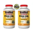 2 Pack Kirkland Signature Fish Oil 1000 mg., 400 Softgels
