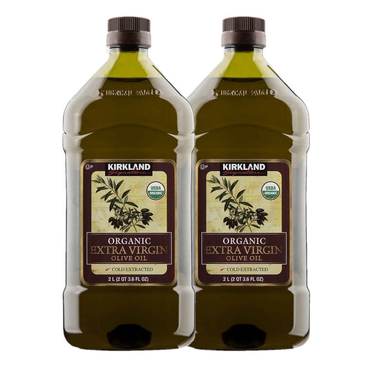 2 Pack | Kirkland Signature Organic Extra Virgin Olive Oil, 2 L