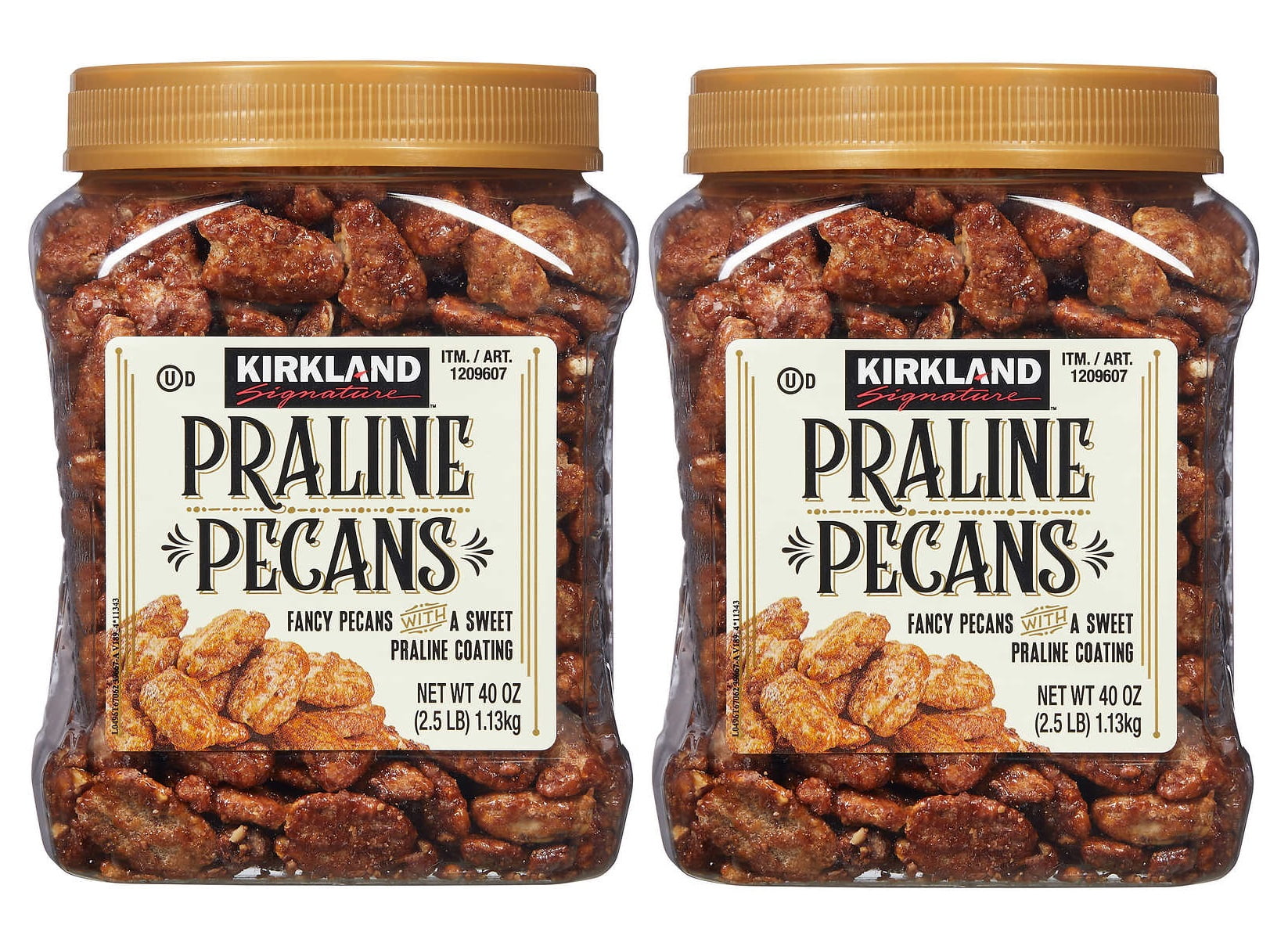 2 Pack Kirkland Signature Praline Pecans, 40 oz