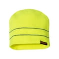 thumbnail image 1 of 2 Pack Kishigo Beanie - 100% Polyester Knit Cap | Color- lime, One Size, 1 of 4