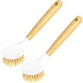 thumbnail image 1 of 2 Pack Kitchen Scrub Brushes for Cleaning Dish Brush with Handle for Pans, Pots, Kitchen Sink Cleaning Scrub Brushes (PP Plastic), 1 of 7