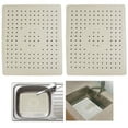 thumbnail image 1 of 2 Pack Kitchen Sink Mat Drain Pad Protector 10" x 12" Non-Slip Rubber Durable, 1 of 3
