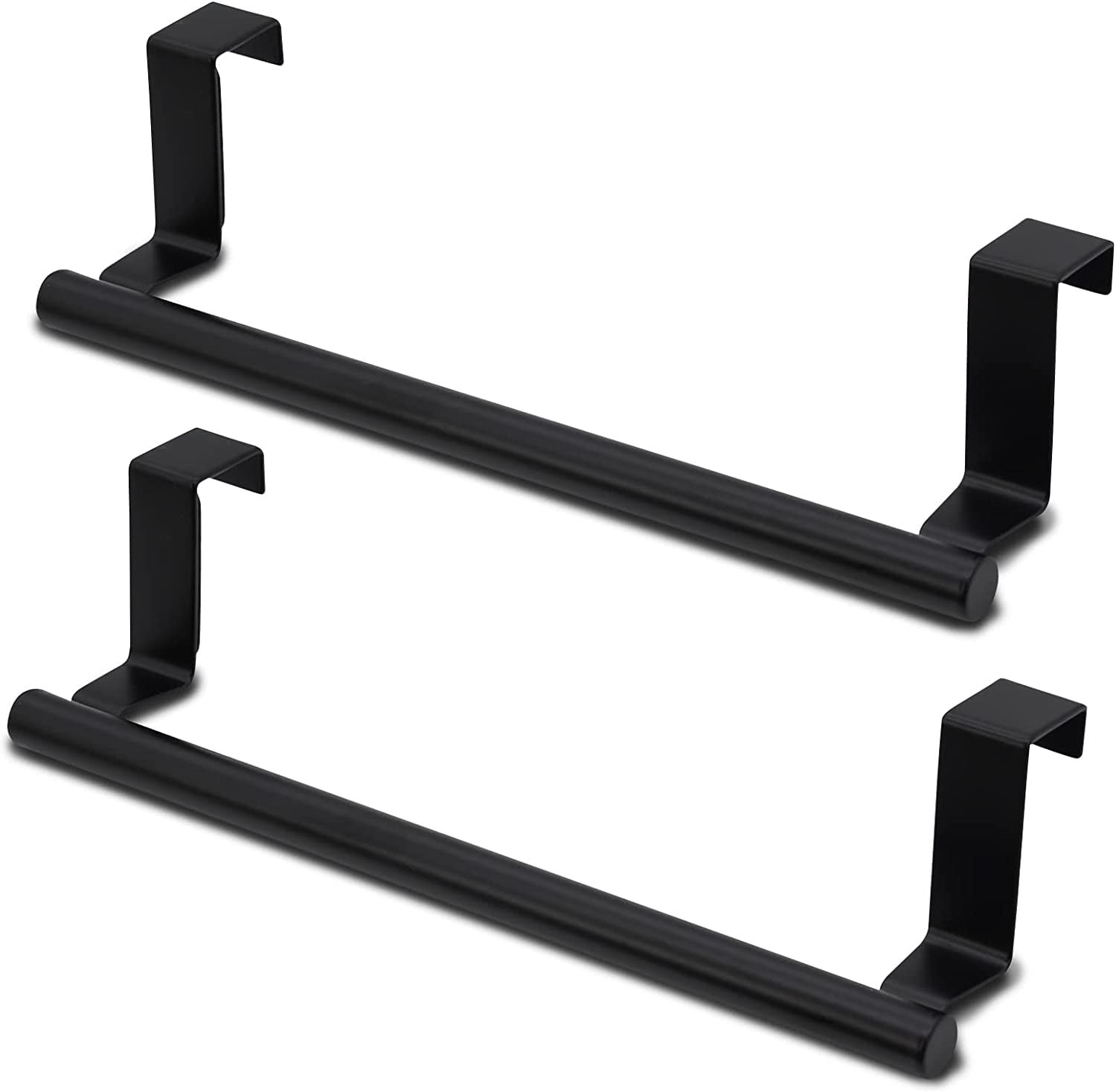 2 Pack Kitchen Towel Holder, Topboutique over the Cabinet Towel Rail ...