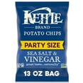 thumbnail image 1 of 2 Pack Kittle Brand Potato Chips, Sea Salt & Vinegar Kettle Chips, Party Size, 13 oz, 1 of 5