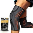 thumbnail image 1 of 2 Pack Knee Support Knee Brace with Patella Gel Pads & Side Stabilizers Size XL, 1 of 5