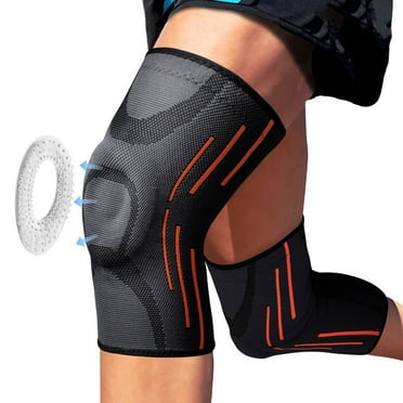 2 Pack Knee Support - Knee Compression Sleeves for Men & Women with Patella Gel Pads, Size XXL