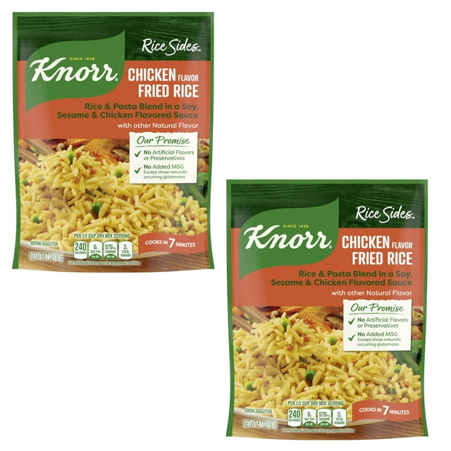 (2 Pack ) Knorr Rice Sides Dish Chicken Fried Rice 5.7 oz - Walmart.com