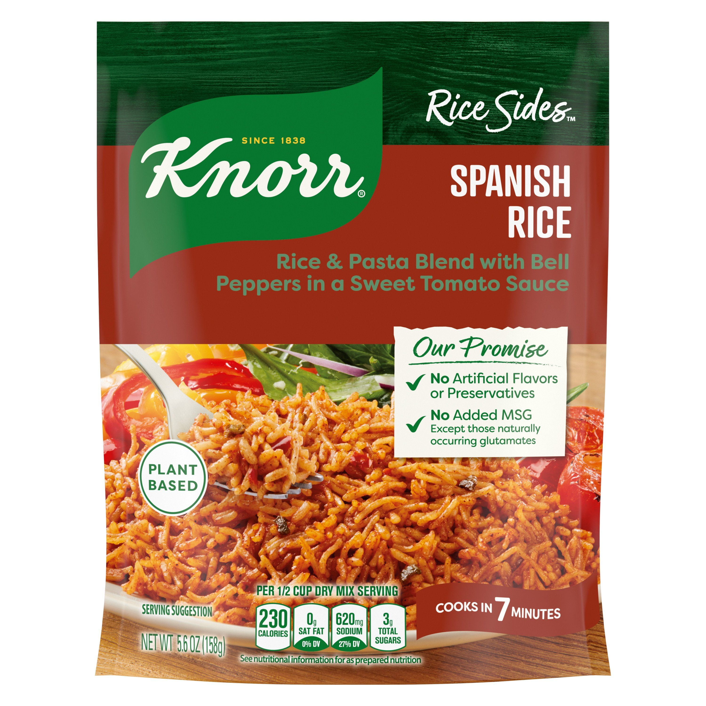 2 Pack - Knorr Rice Sides Spanish Rice - 5.6 oz Packaging may vary