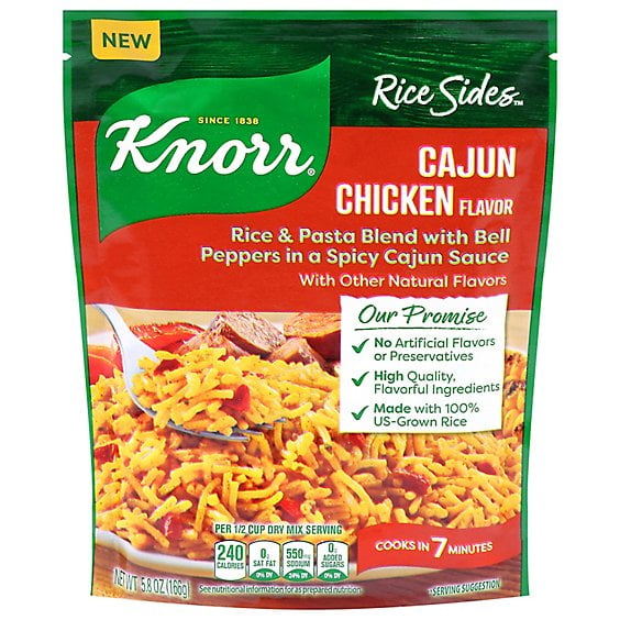 2 Pack Knorr Sides Meal Cajun Chicken Flavored Rice 5.8 Oz - 5.8 OZ