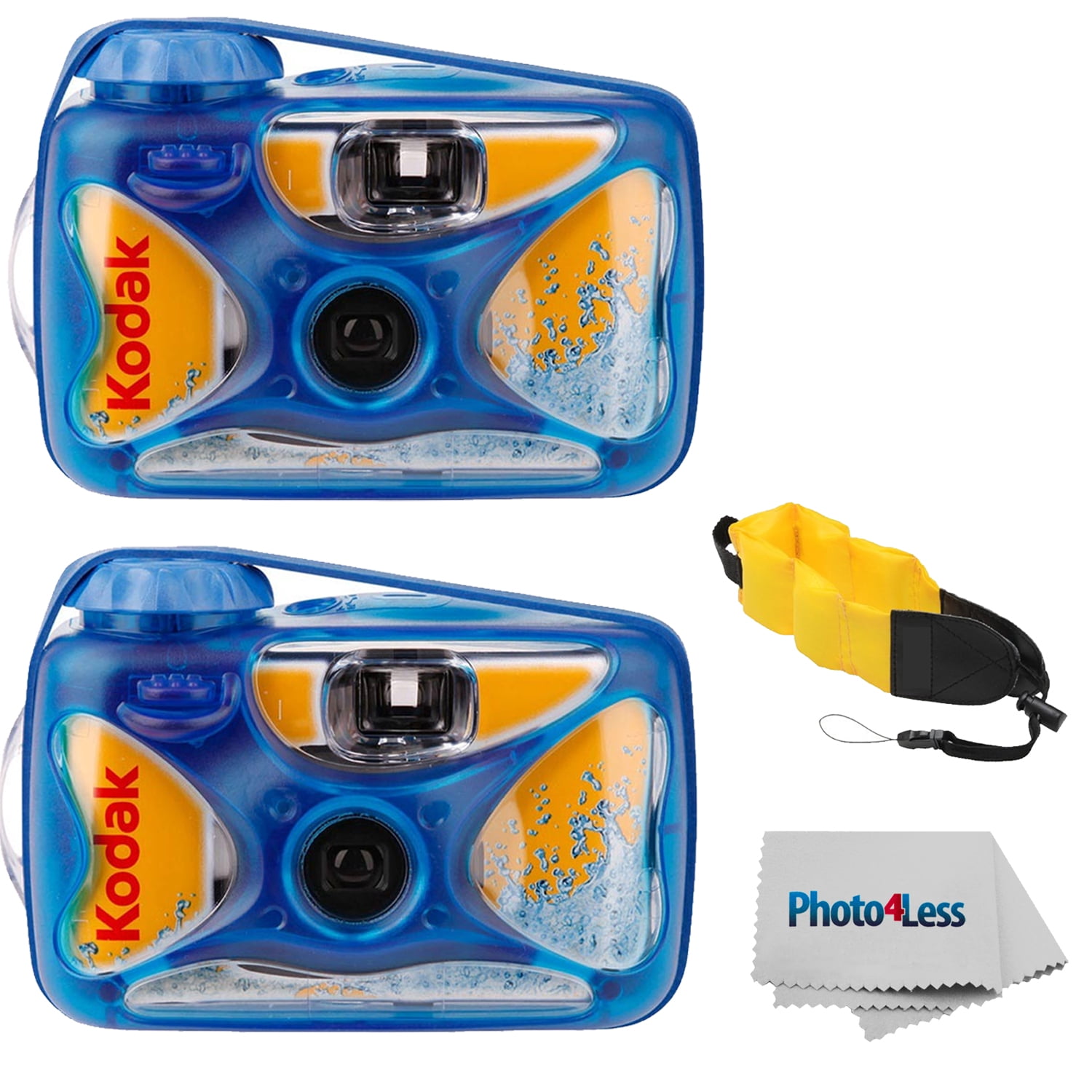Pack Kodak Sport Waterproof Single Use Camera With Floating