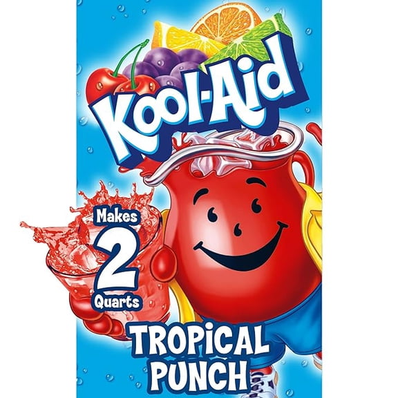 2-Pack Kool Aid Tropical Punch Drink Mix (0.16 oz Packet)