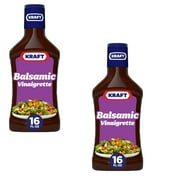 ( 2 Pack ) Kraft Balsamic Vinaigrette Salad Dressing 16 Fl Oz Bottle